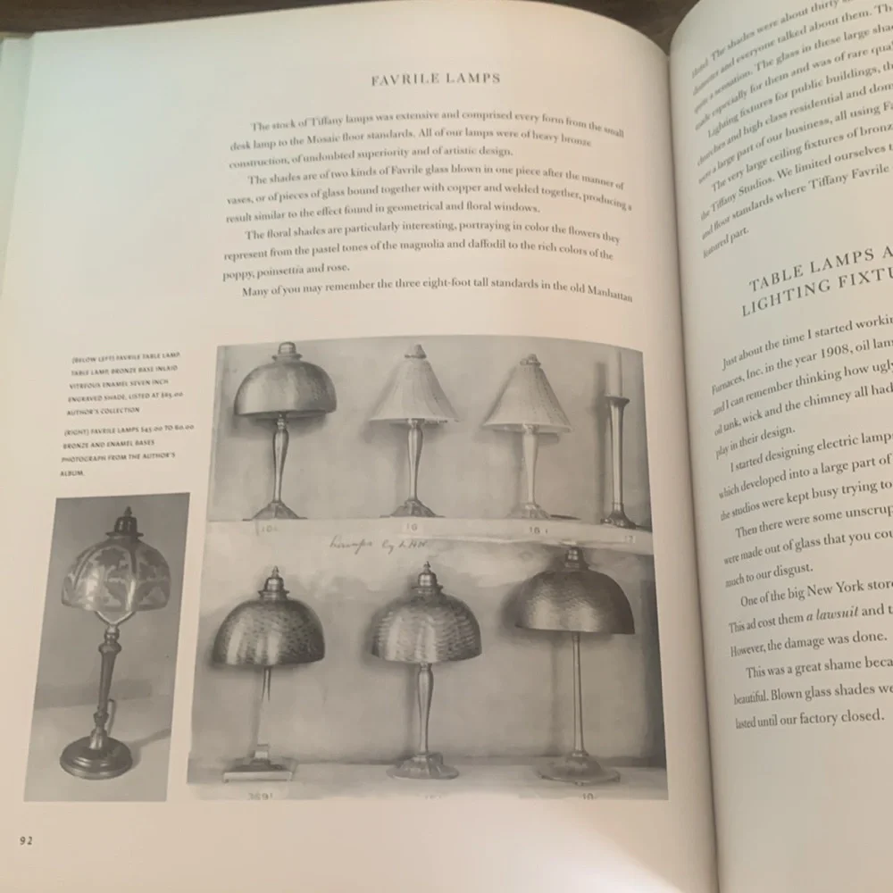 Tiffany Glassmaking: The Nash Notebooks tco coffee table history hardcover 718